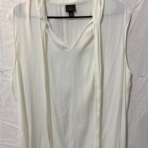 Worthington Ivory Sleeveless Blouse